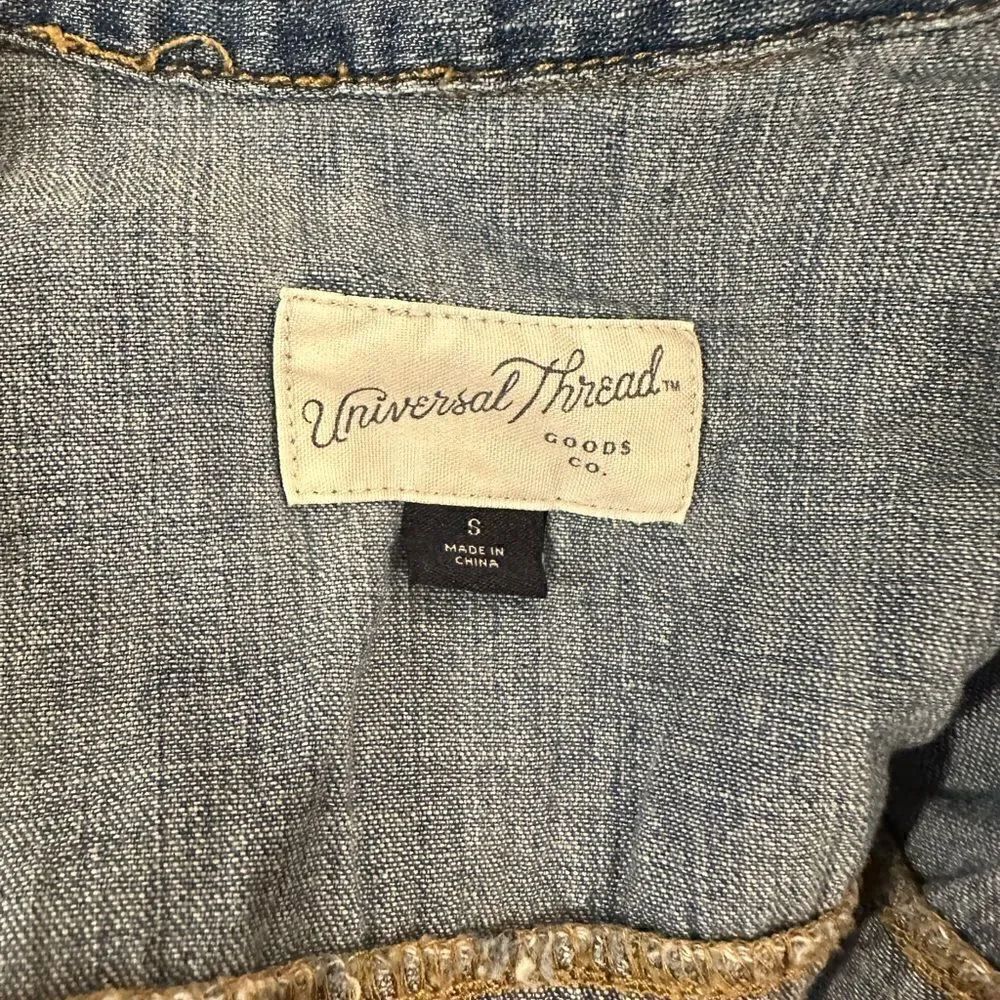 Universal Thread Goods Denim Romper Shorts size small - Picture 4 of 5